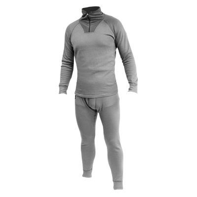 Комплект термобелья Woodland Microfiber Polar ZIP Thermo темно-серый р. M