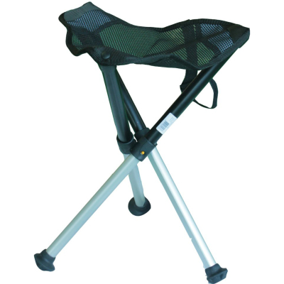 Стул Woodland Tripod Mini, складной, 45 х 35 см (алюминий) черный