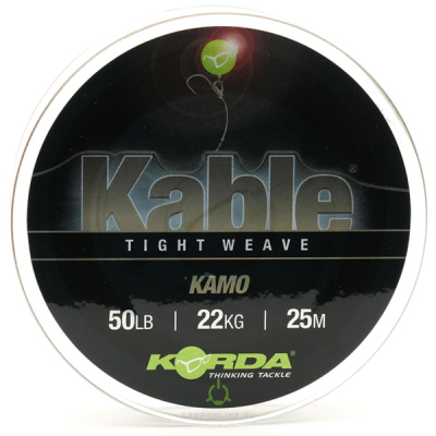 Лидкор Korda Kable Tight Weave 25м Kamo