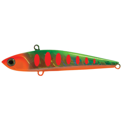 Воблер вертикальный EcoPro Vib Sharkey 75мм 20гр цв. 023 Broken Lime