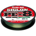 Плетёный шнур Sunline Siglon PEx8 Dark Green 300m #8/100LB
