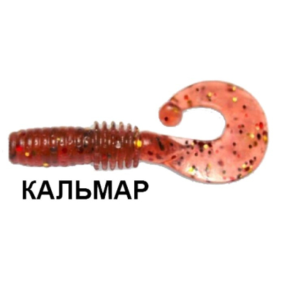 Силиконовая приманка Crazy Fish Power Mace 10-4-15-6 кальмар цв. red tea (красный чай)