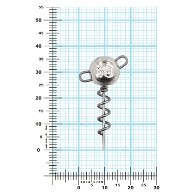 Мормыш Огрузка "Шар Штопор" 25 мм, вес 10 гр (St-25-10)