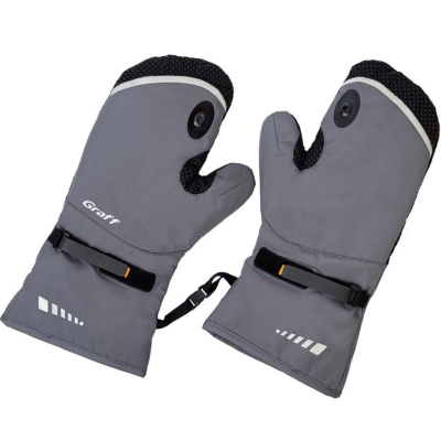 Рукавицы зимние Graff серые - р. XL (018-O-B-2/L-XL)