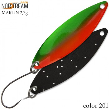 Блесна колеблющаяся Norstream Martin 2,7гр. цв. 201