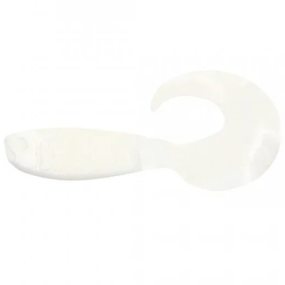 Силиконовая приманка Yaman Pro Mermaid Tail 3" цвет #01 - White (уп. 10 шт.)