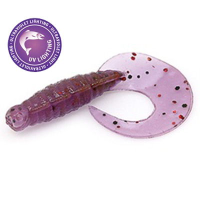 Силиконовая приманка Rampage Curly Grub 1" цв. #019 - Ultraviolet UV*