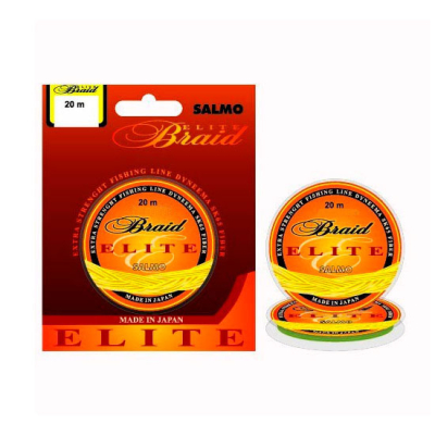 Шнур плетеный Salmo Elite Braid 20м Green 0,17мм 4803-017