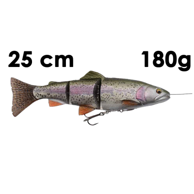 Приманка Savage Gear 4D Line Thru Trout 25cm 180g 01-Rainbow Trout 57396