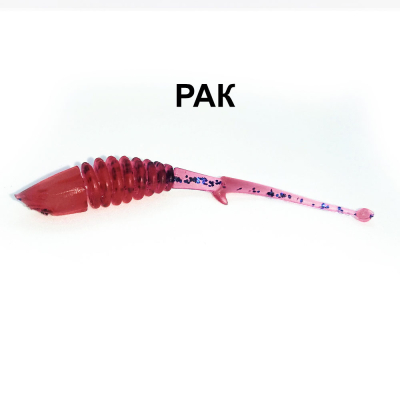 Силиконовые приманки Chuper Shark Tail 90мм Grape Рак