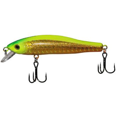 Воблер LureMax Jet Minnow 70SF цв. #007 Flash Chartreuse