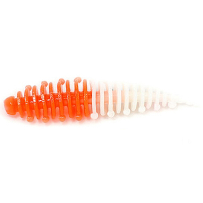 Силиконовая приманка Boroda Baits Ayra XL цв. Красный/Белый, 6 шт./уп.