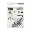 Одинарный крючок Owner 53268 Carp UP BC №8 8шт (53268-08)