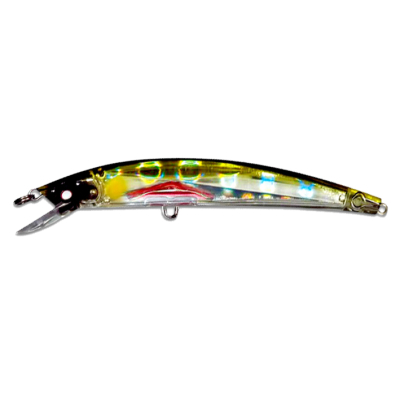 Воблер Yo-Zuri Crystal 3D Minnow 110F F977 цв. HAY
