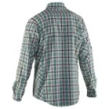 Рубашка Grundens Fly Bridge Long Sleeve Dusty Turquiose Plaid, 3XL