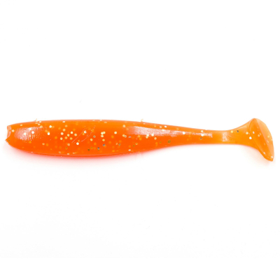 Силиконовая приманка Yaman Pro Plum Blossom 4" цвет #03 - Carrot gold flake (уп. 6 шт.)