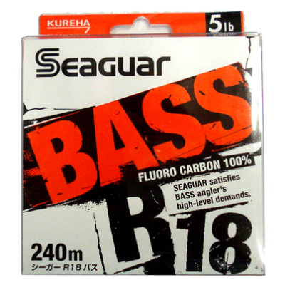 Леска флюорокарбоновая Kureha R18 Bass 240m 7Lb