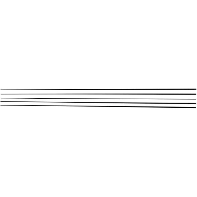 Вершинки для удилищ Mikado углепластик-монолит 50см, 1,0 х 2,5мм (5 шт.) (WZA-07-50-2.5)