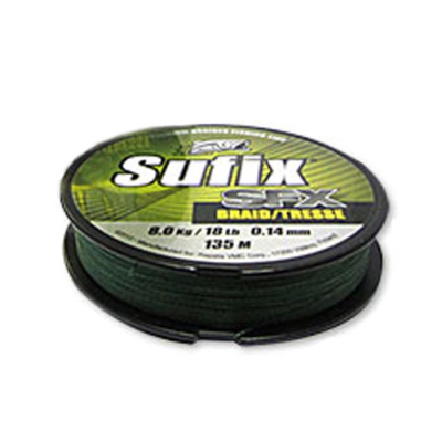Шнур Sufix SFX Braid Green 135m 0.21mm