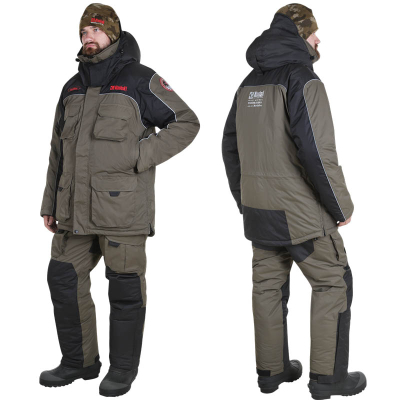 Костюм зимний Alaskan IceMan хаки/черный 3XL