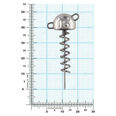Мормыш Огрузка "Гриб Штопор" 40 мм, вес 16 гр (St-40-16)