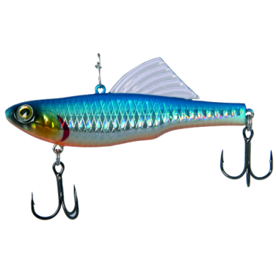 Воблер вертикальный EcoPro Vib Sandra-M 85мм 19гр цв. 054 Broken Ice