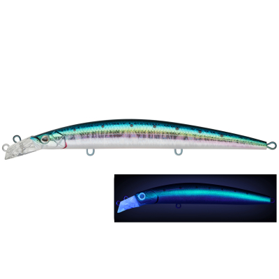 Воблер Strike Pro Top Water Minnow 130, 130 мм, 15 гр. JL-158F#692-SBO-RP