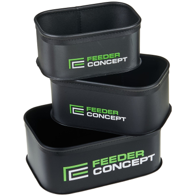Емкости для прикормки и насадки Feeder Concept EVA 3шт. набор 270х170х100 (FC000-001)