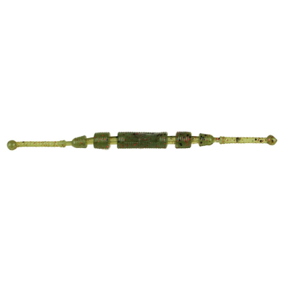 Эластичная приманка Lake Fork Hyper Whack'n Worm 5.5" цв. Water/Red