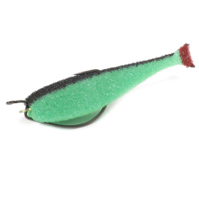 Поролоновая рыбка Lex Classic Fish 12 OF2 GBBB (зеленое тело/черная спина/красный хвост)