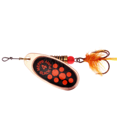 Блесна вращающаяся Mepps Black Fury Orange MCH CU №4