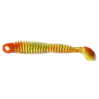 Силиконовая приманка Reins Bubbling Shad 3" цв. 308 Marble Chart Orange