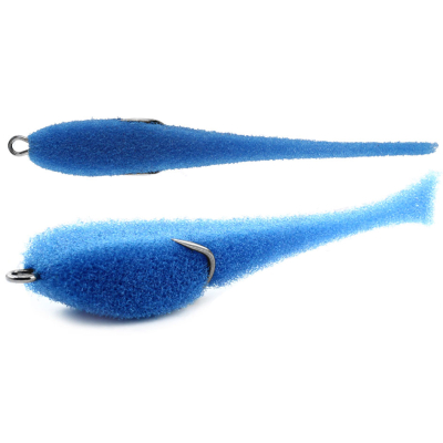 Мормыш Классическая Поролоновая рыбка с поджатым двойником 12 см, цв. 33 - крючок № 2/0