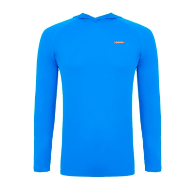 Футболка Pike Sunshield Hoodie Blue р. M