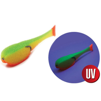 Поролоновая приманка Yaman на двойнике 125мм цвет #21 UV (5 шт.)