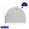 Стол складной овальный Nisus Folding oval table, alu, алюминий (N-FTO-21407A)