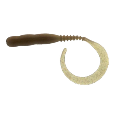Силиконовая приманка Reins Curly Curly 4" цв. 397 Motor Oil SP