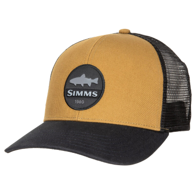 Кепка Simms Trout Patch Trucker '21, Dark Bronze