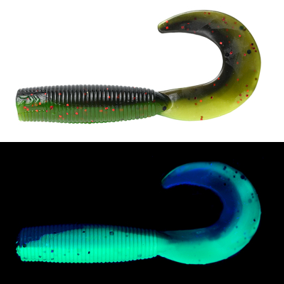 Силиконовая приманка Daiwa Bait Junkie 2.5" Grub цв. MACHA CRAW UV