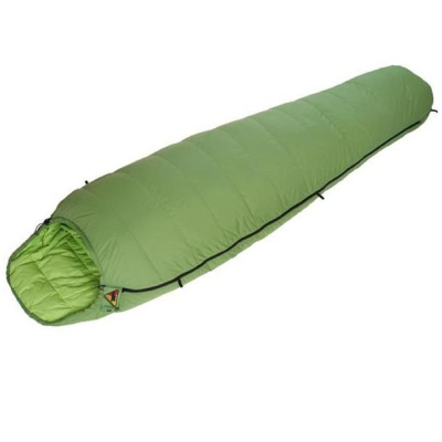 Спальник пуховой Bask Trekking V2 M Left Зеленый Тмн/Зеленый
