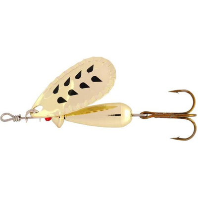 Блесна вращающаяся Abu Garcia Droppen 12г Gold/Black Marks