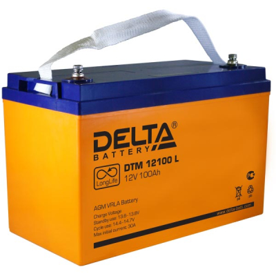 Аккумулятор Delta DTM 12100L 