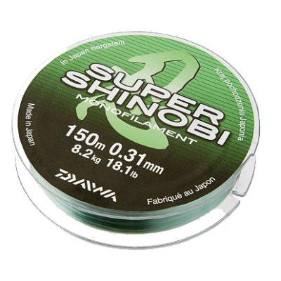 Леска Daiwa Super Shinobi 0,23мм 150м (светло-зеленая)