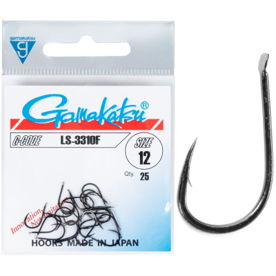 Крючки Gamakatsu LS-3310F Hooks Black №04 25шт.