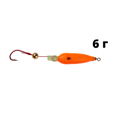 Приманка Higashi Burakuri Fluo orange #12 вес 6гр