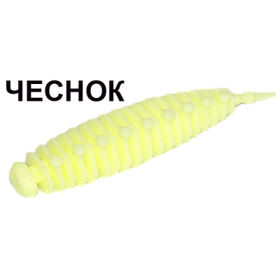 Мягкая приманка Boroda Baits Ayra Junior цв. "Сырный", аттр. Чеснок, 12 шт./уп.