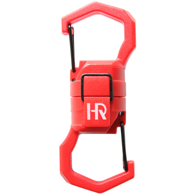 Карабин Hearty Rise Magnetic Locking Dual Carabiner HMC-2701, двойной, магнитный, цв. красный