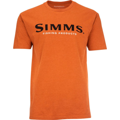 Футболка Simms Logo T-Shirt, Adobe Heather, XL