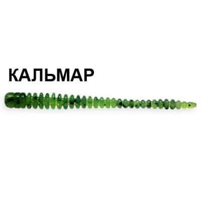 Силиконовая приманка Crazy Fish Cruel Leech 8-5.5-23-6 кальмар цв. cucumber (огурец)