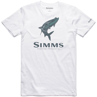 Футболка Simms Islamorada Tarpon T-Shirt, XL, White
